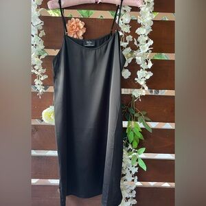Dressed in lala black  slip cami dress S/M